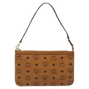 MCM Visetos Logogram Accessory Pouch Brown